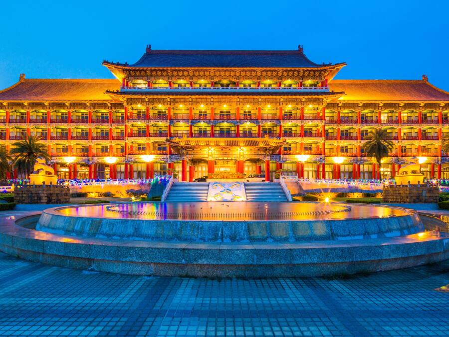 Front of property - evening/night