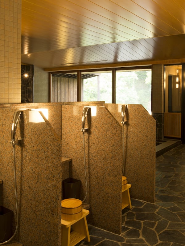 Indoor spa tub