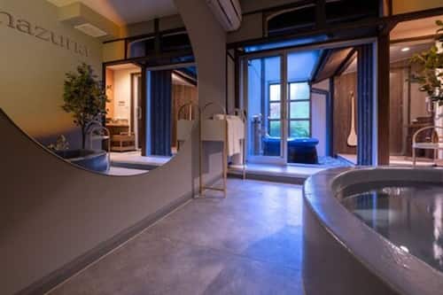 Residenza Luxury, non fumatori (w/OpenAirBath,13+age,StairsToBedroom) | Bagno | Vasca e doccia separate, vasca da bagno a immersione totale