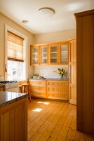 The York, Premium Apartment, 2 Bedrooms | Private kitchen | Fridge, microwave, coffee/tea maker, electric kettle