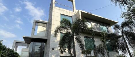 Fassade der Unterkunft