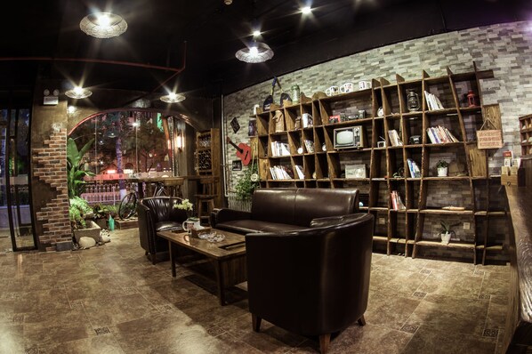 Sala de estar en el lobby