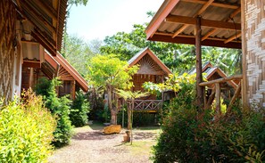 Façana frontal de l'allotjament