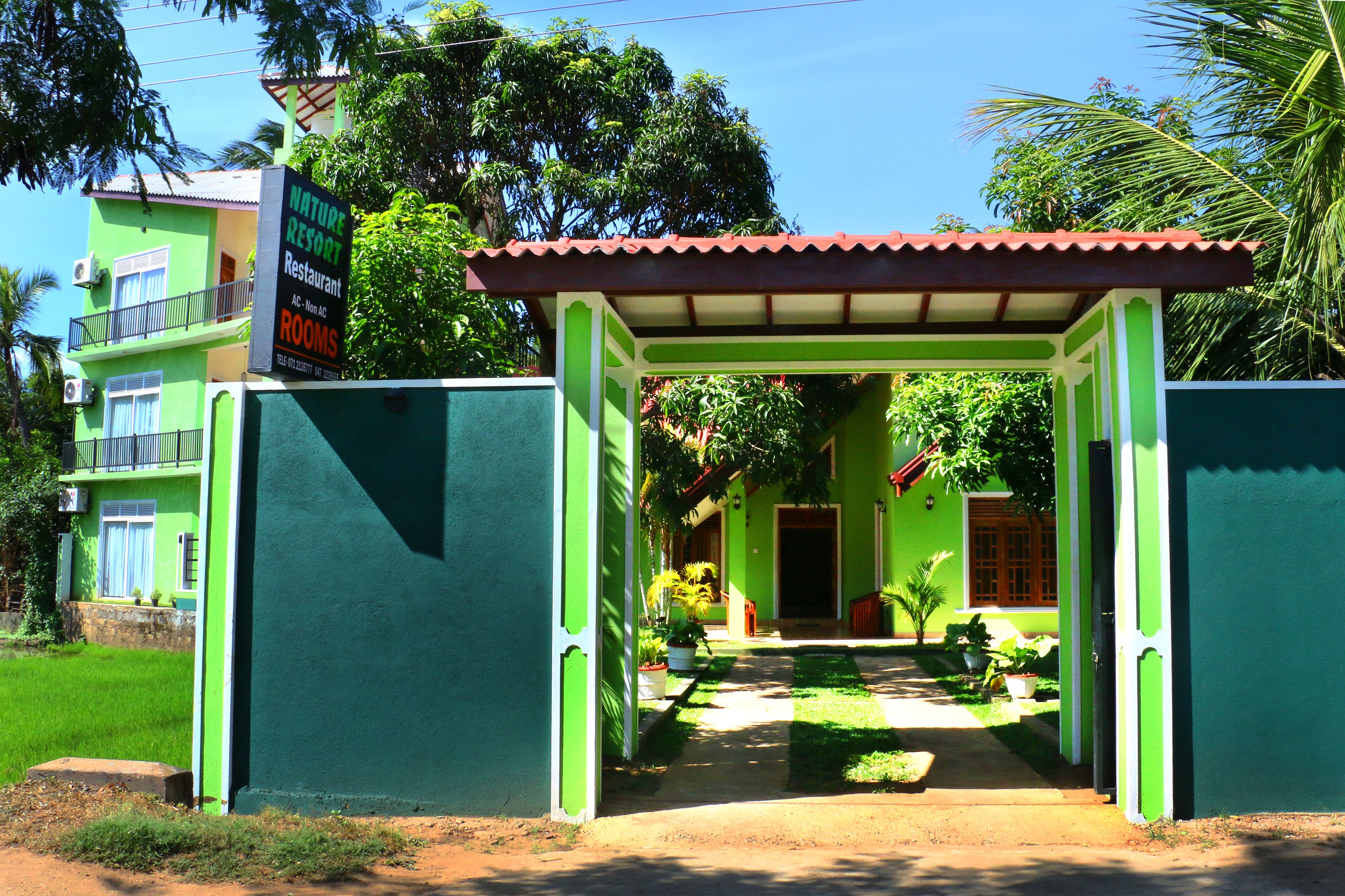 Entrada da propriedade