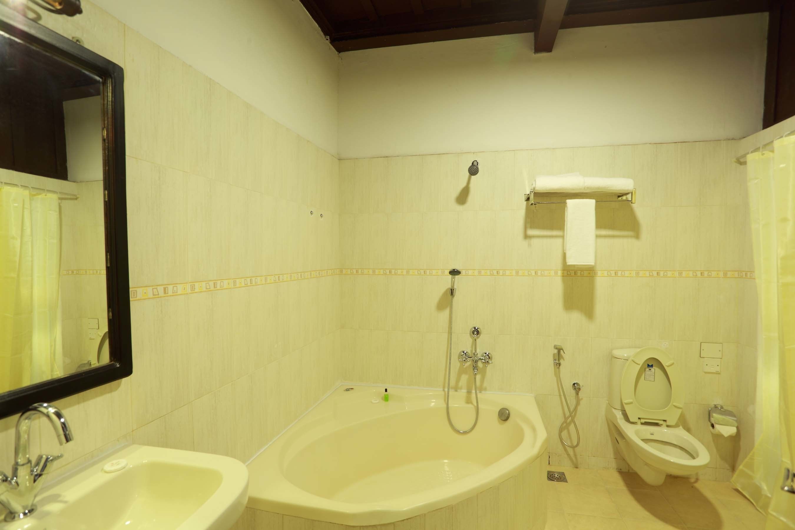 superior double room, non smoking | bathroom | shower, free toiletries, hair dryer, towels
