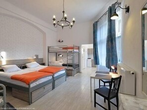 Deluxe Apartment, Private Bathroom | Premium bedding, in-room safe, soundproofing, free WiFi - Hostel Lwowska 11 (Warsaw)