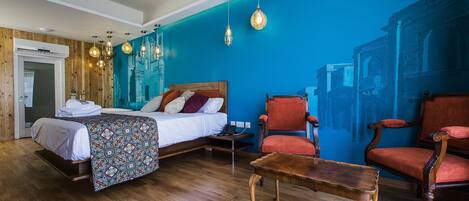 Deluxe dubbelrum | Sängtillbehör av högsta kvalitet och strykjärn/strykbräda