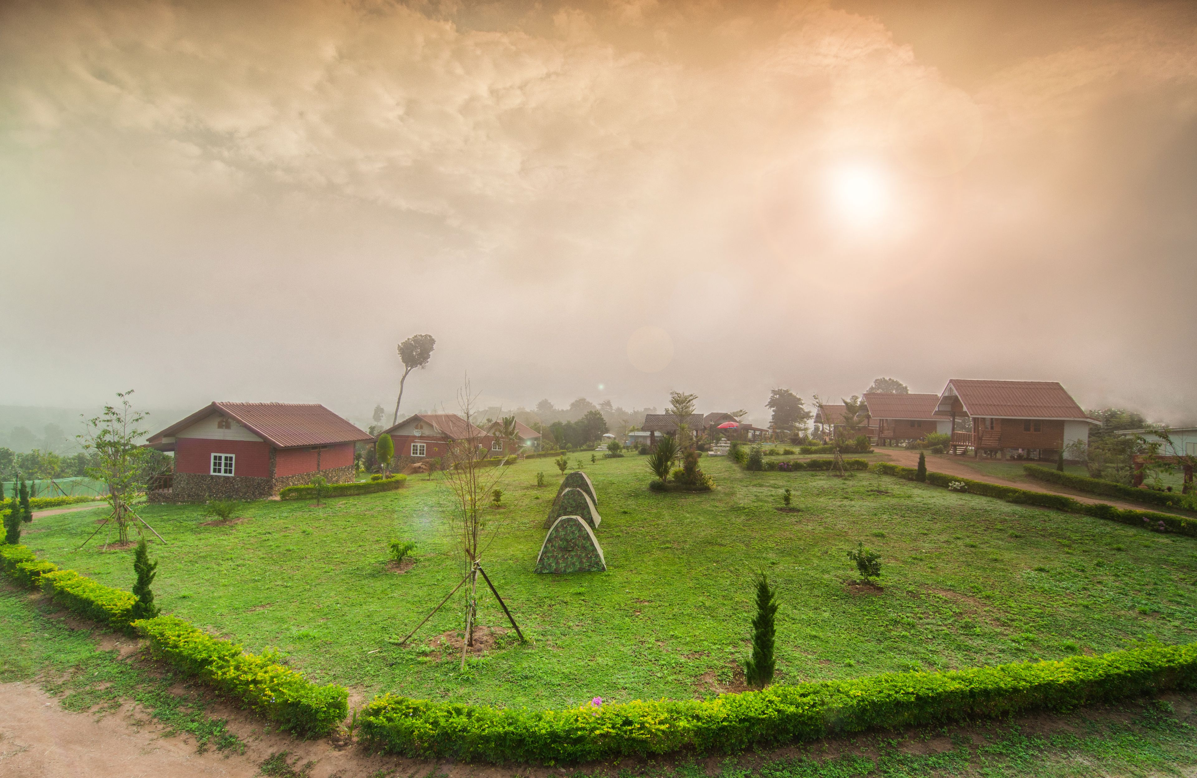 المنطقة المحيطة بالمنشأة