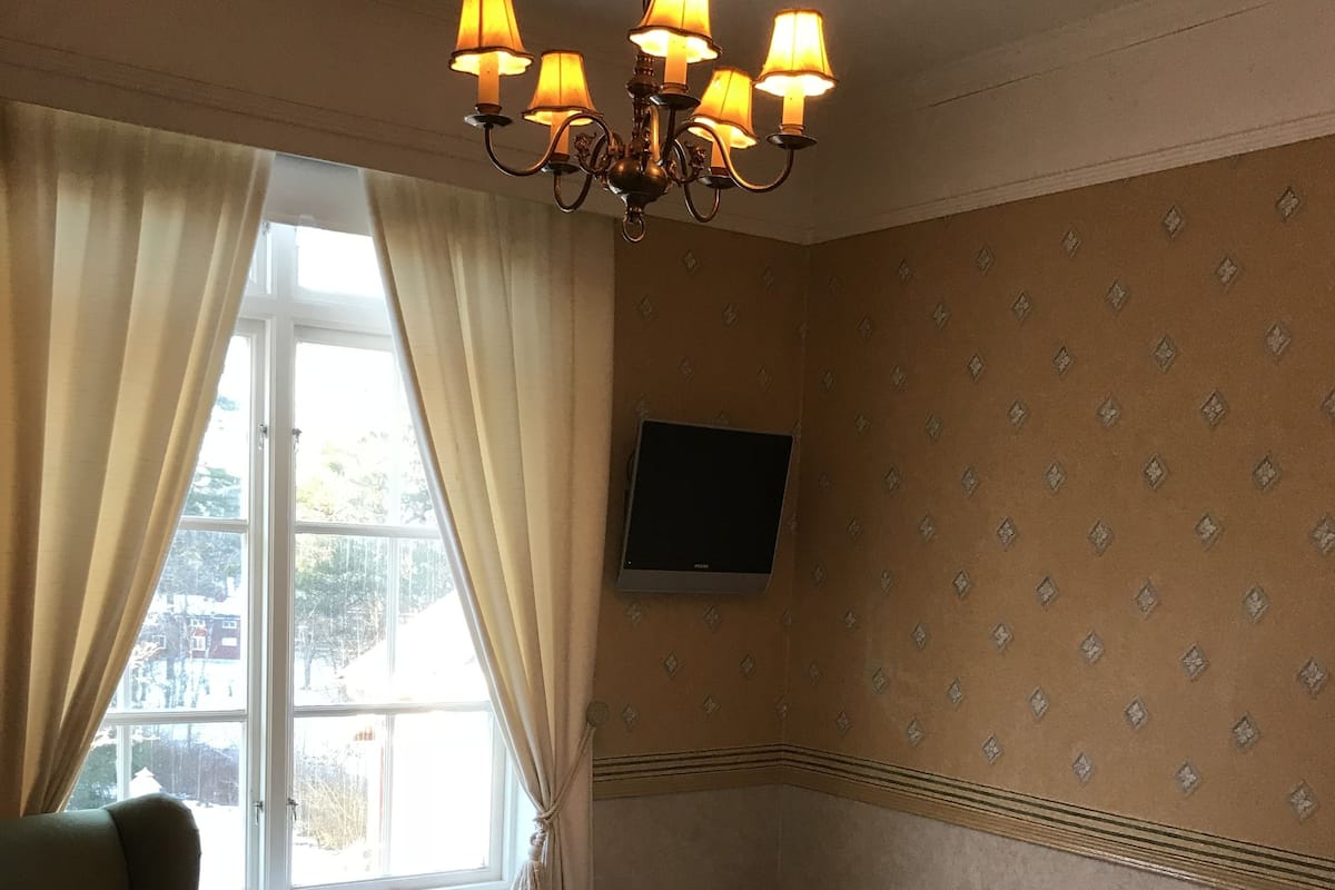 In-room safe, desk, laptop workspace, iron/ironing board