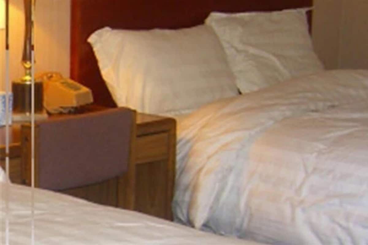 Room, 2 Double Beds | Desk, rollaway beds, free WiFi, bed sheets