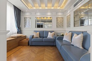 Deluxe Suite, Terrace (St. Mark View) | Down duvets, minibar, in-room safe, individually furnished - Canaletto Luxury Suites - San Marco Luxury (Venice)