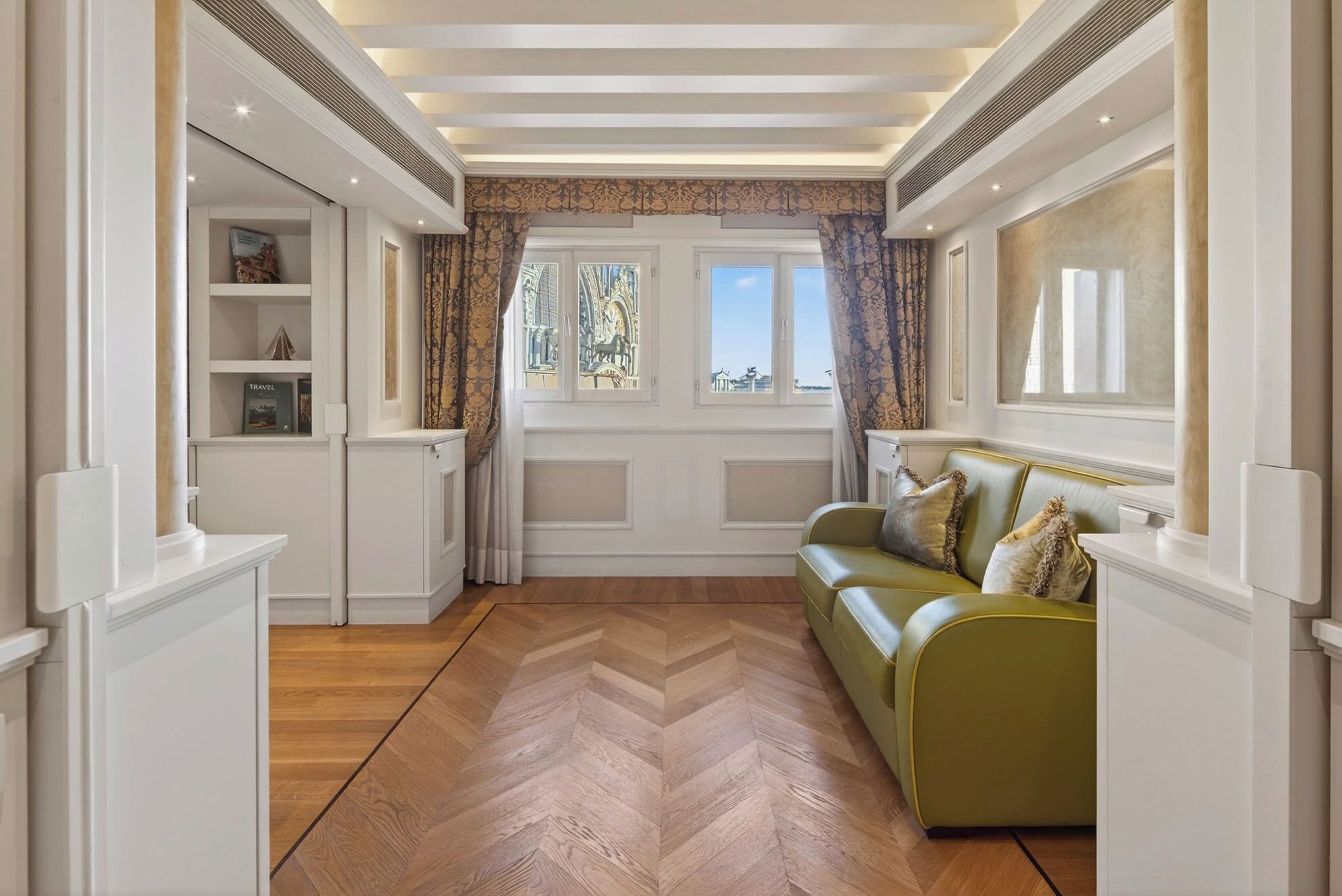 Family Suite, 2 Bedrooms, Sauna (St. Mark View and hot tub) | Living area | Flat-screen TV