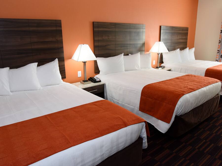Desk, laptop workspace, free WiFi, bed sheets