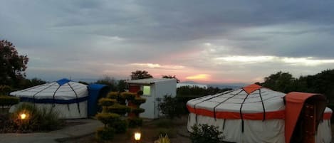 Vista a la montaña