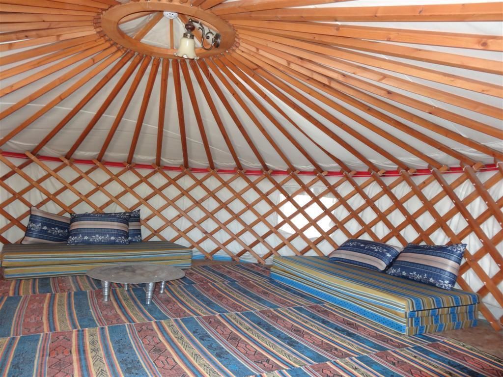 帐篷房 (Light Blue Mongolian Tent) | 免费婴儿床、免费 WiFi