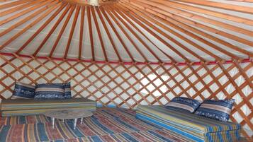 Tent (Light Blue Mongolian Tent) | Free cribs/infant beds, free WiFi