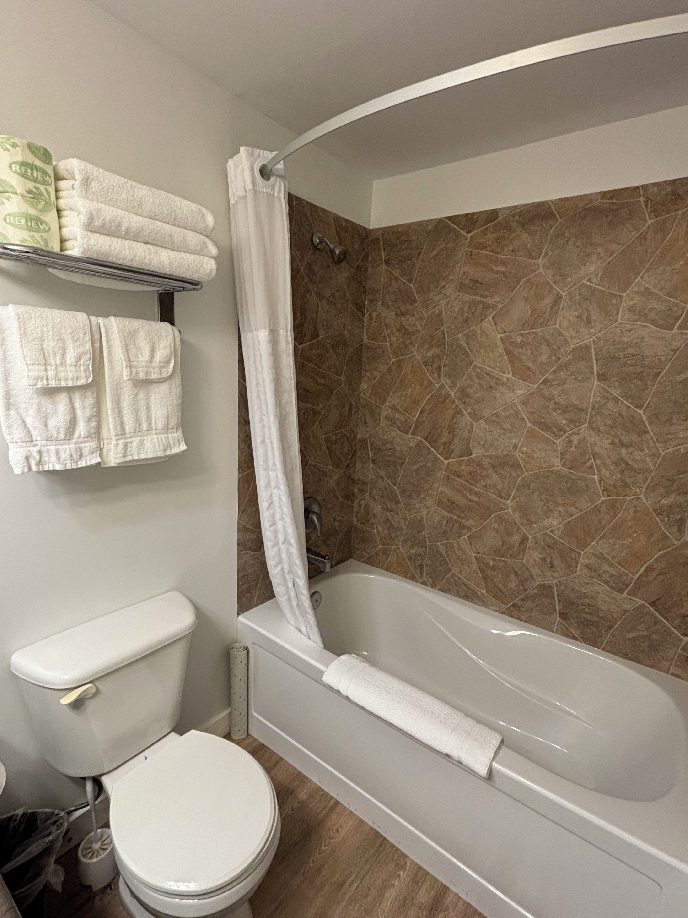 free toiletries, hair dryer, towels, soap