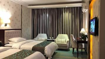 Minibar, in-room safe, iron/ironing board, alarm clocks