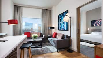 Regency, Suite, 1 King Bed | In-room safe, desk, laptop workspace, iron/ironing board