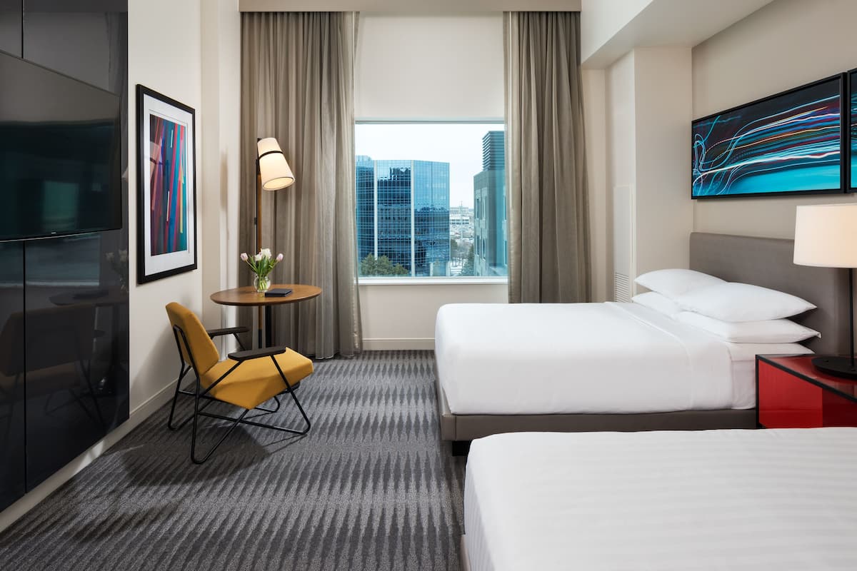 in-room safe, desk, laptop workspace, iron/ironing board