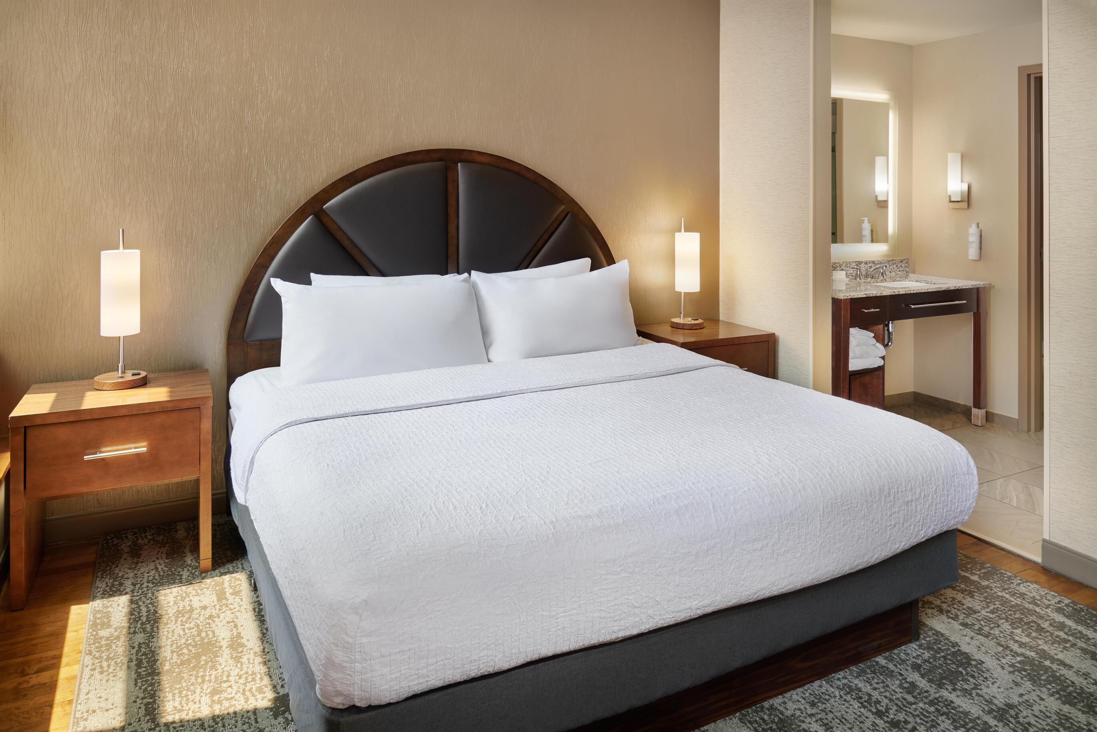 suite, 2 bedrooms, non smoking, city view | in-room safe, desk, blackout curtains, iron/ironing board