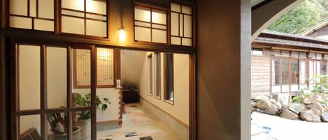 Façade de l’hébergement