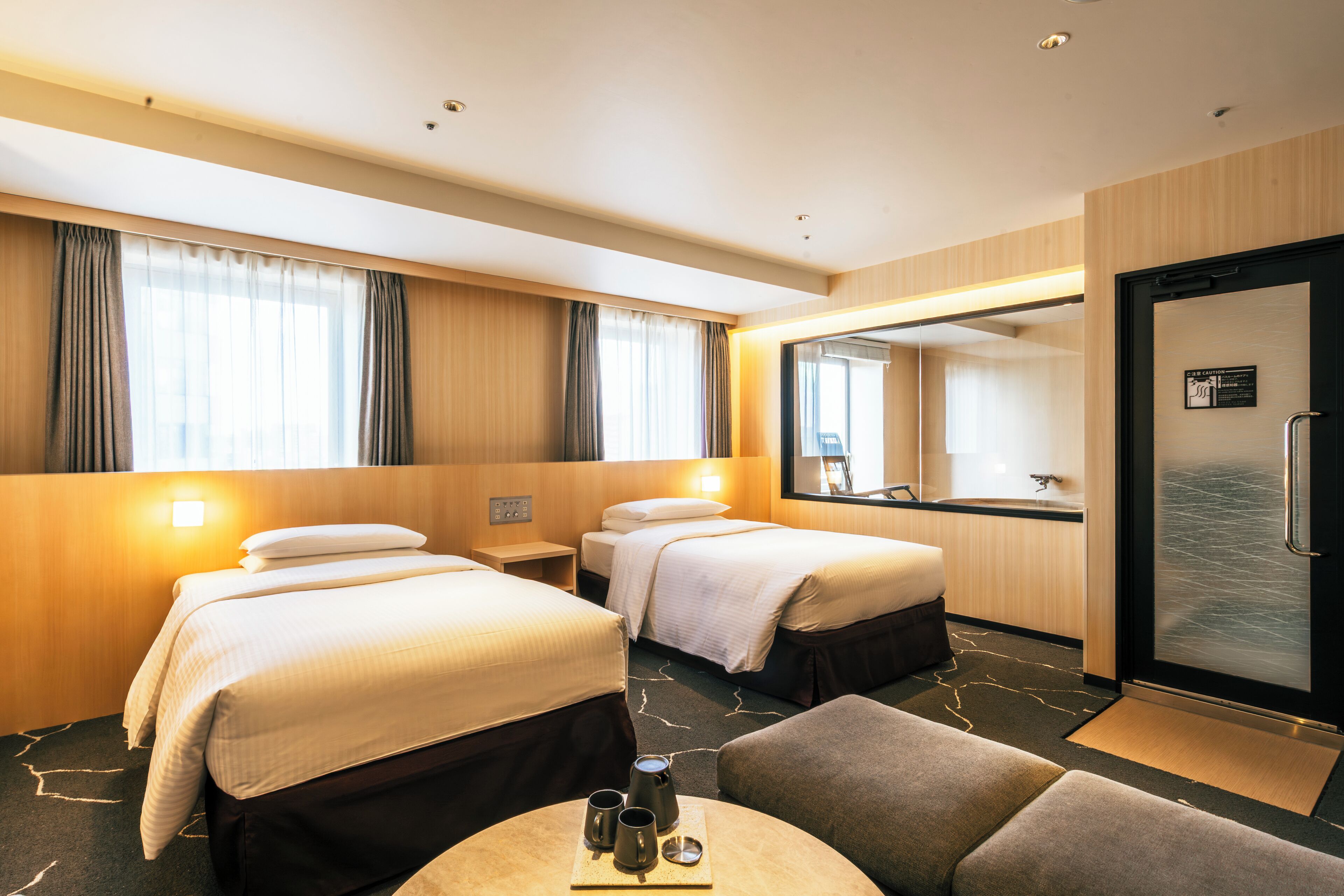 Premium bedding, down comforters, in-room safe, blackout drapes