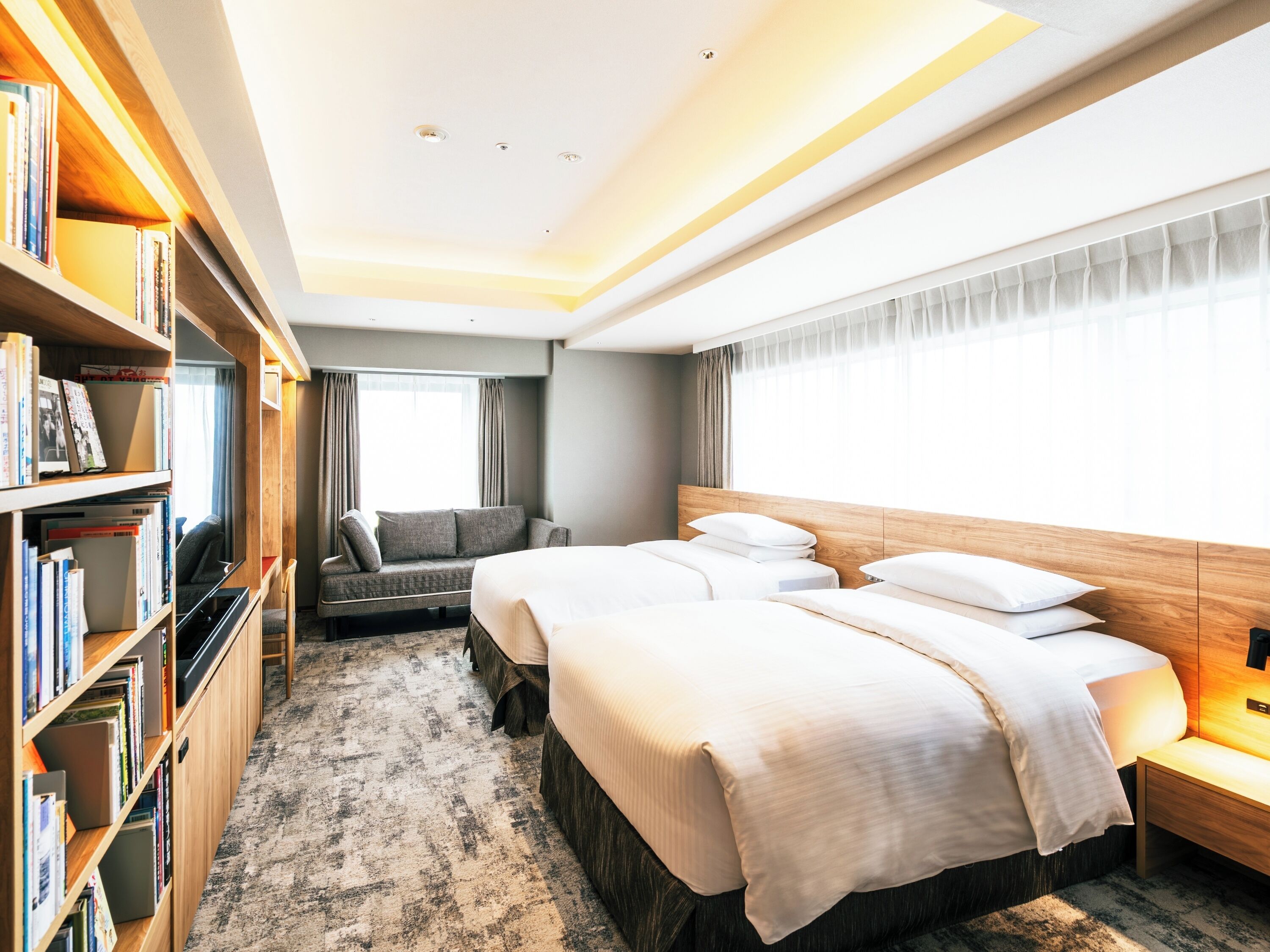 The Premium Book Room [No Smoking] Extra beds will be provided depends on the number of adults | Literie de qualité supérieure, couette en duvet d'oie