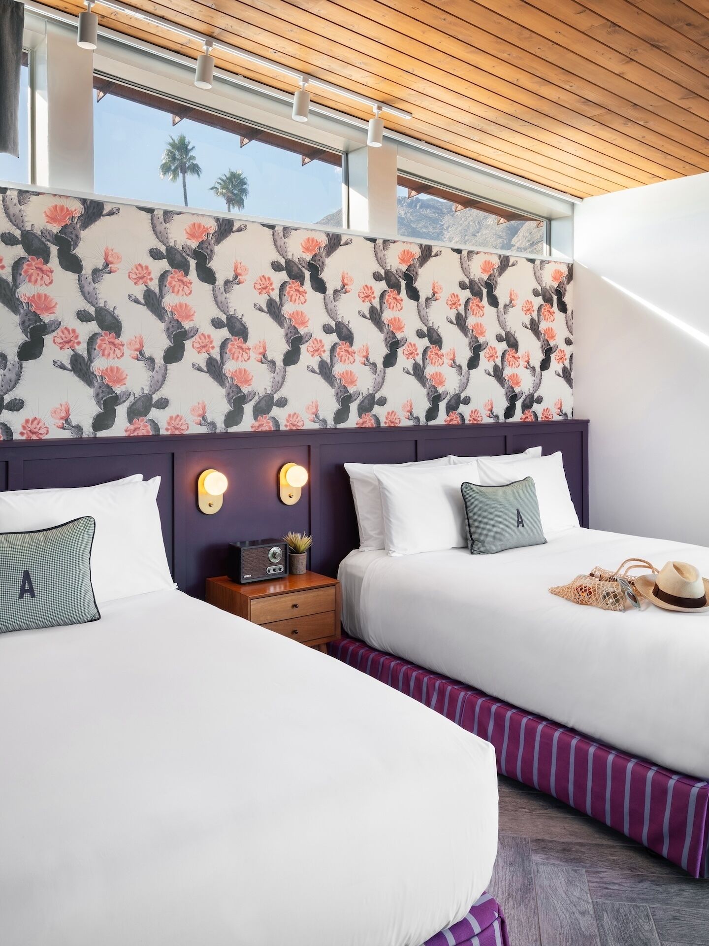 华丽客房, 2 张大床 | 埃及棉床单、高档床上用品、加厚床垫、迷你吧