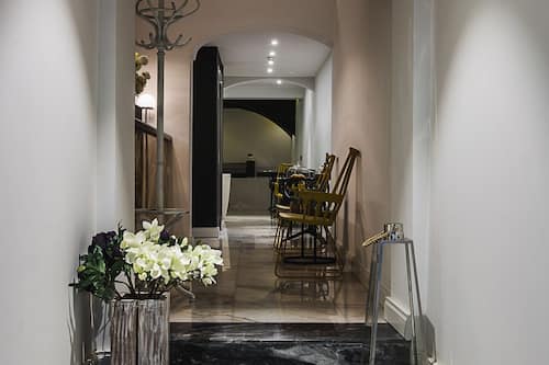 Interior entrance