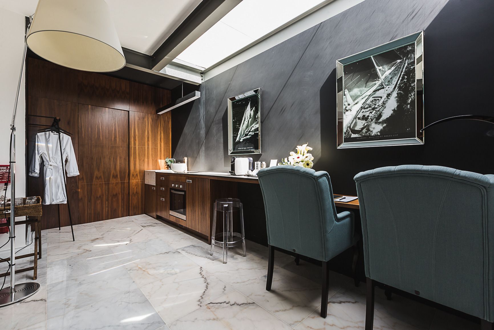 double room, harbour view (grand harbor sky villa) | living area | flat-screen tv, ipod dock