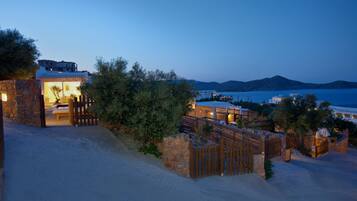 Front of property – evening/night