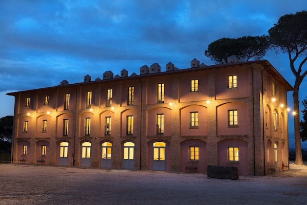 Front of property – evening/night