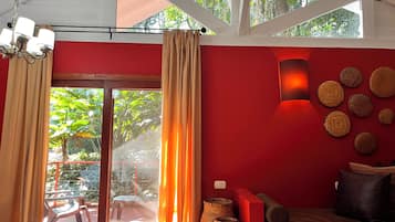 Superior Bungalow | Living area | 29-inch LCD TV with cable channels, TV