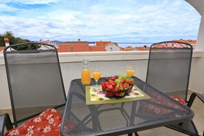 Estúdio, vista para o mar | Terraço/pátio