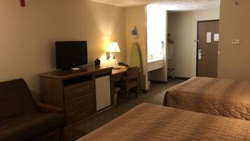 Executive kamer, 2 queensize bedden, niet-roken (with Queen Futon) | Een strijkplank/strijkijzer, gratis wifi, beddengoed