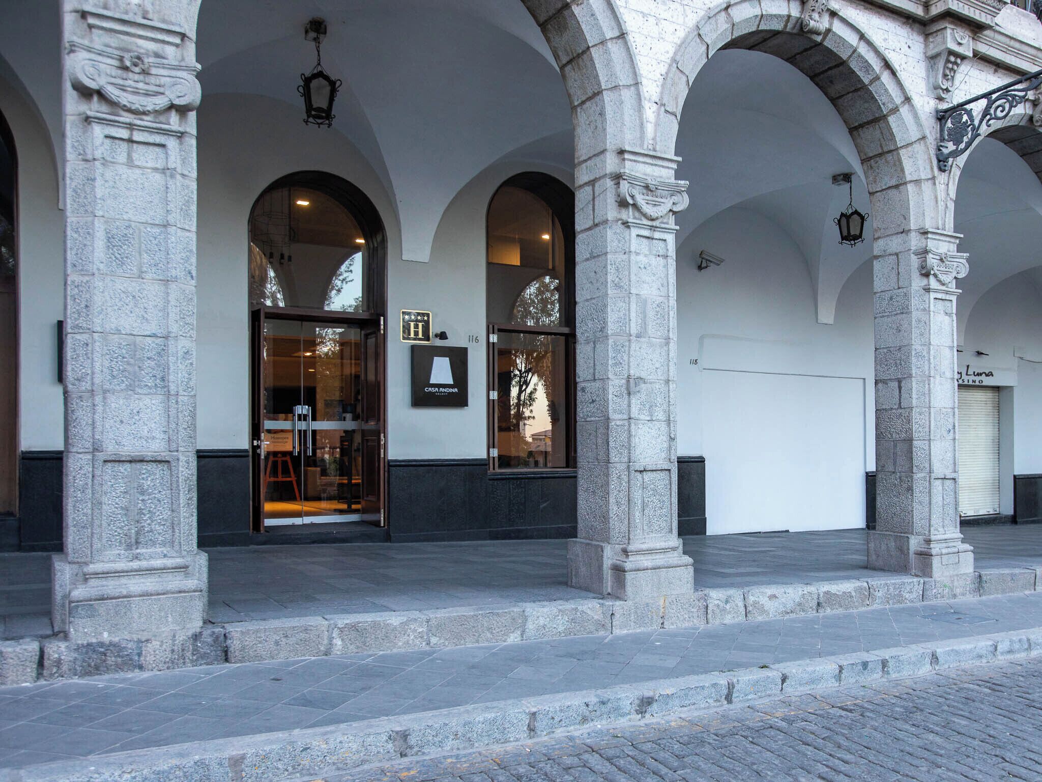 Façade de l’hébergement