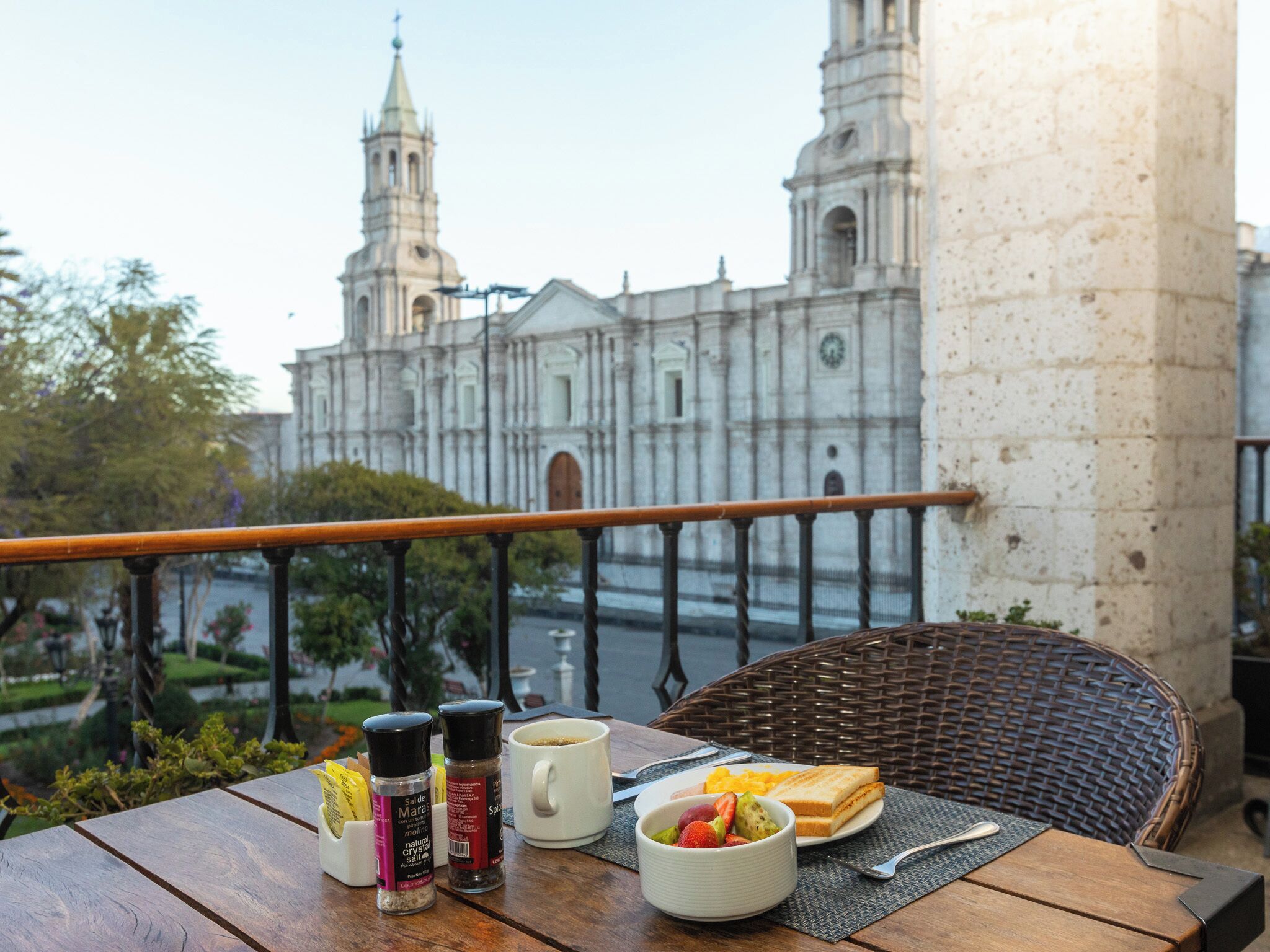 Vue depuis l’hébergement