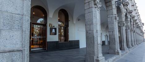 Facciata della struttura