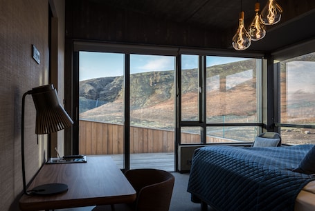 Executive Suite | View from room. Fosshotel Glacier Lagoon