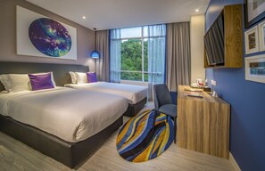 Superior kamer, 2 eenpersoonsbedden | 1 slaapkamer, een minibar, een kluis op de kamer, een bureau