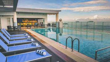Indoor pool, outdoor pool