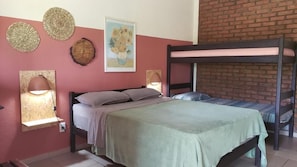 Minibar, desk, WiFi, bed sheets