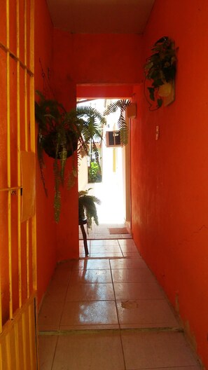 Interior entrance