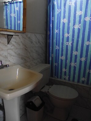 Phòng 2 giường đơn Superior | Phòng tắm | Buồng tắm vòi sen, đồ dùng nhà tắm miễn phí