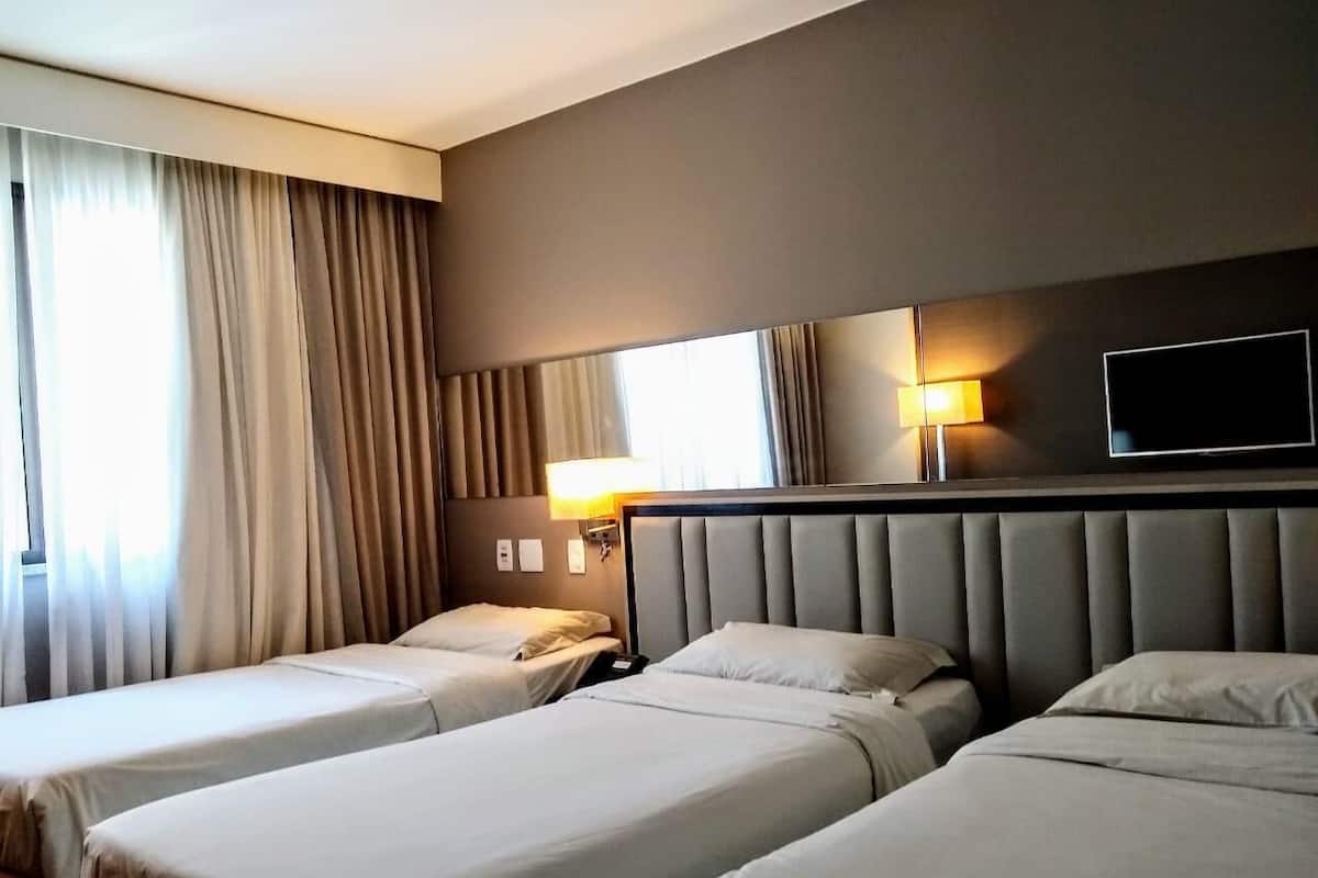 In-room safe, blackout drapes, soundproofing, free WiFi