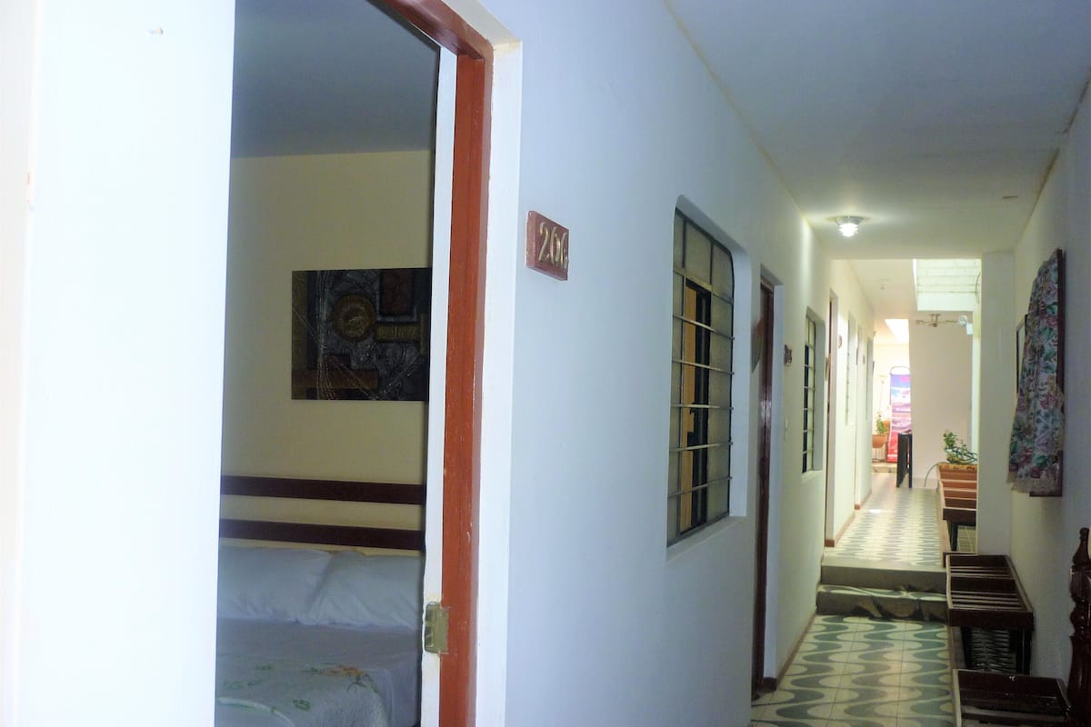 Memory-foam beds, laptop workspace, free WiFi, bed sheets