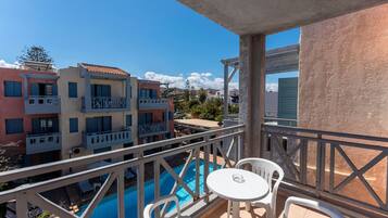 Uitzicht vanuit de kamer