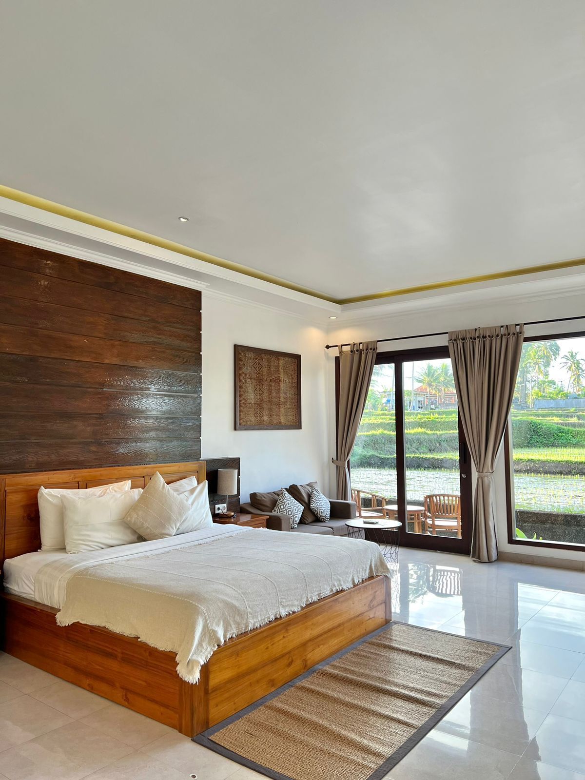 deluxe room with rice field view | 1 bedroom, premium bedding, in-room safe, desk