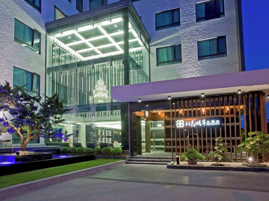 Front of property - evening/night